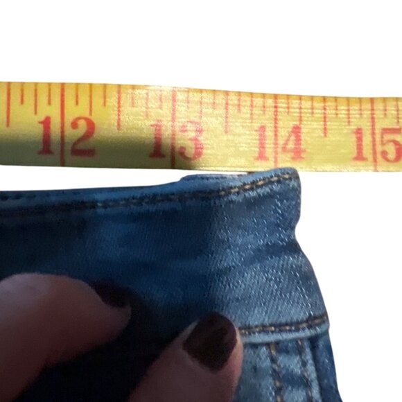 Madewell Stovepipe Jeans Size 26 Blue Denim Cotton Blend Mid-Rise Relaxed Fit - Picture 4 of 10